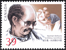 1990 - Norman Bethune in China - Canadian stamp - Stamps of Canada