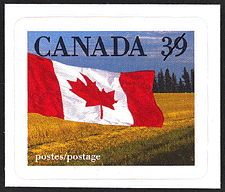 1990 - The Flag - Canadian stamp - Stamps of Canada