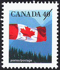 The Flag 1990 - Canadian stamp