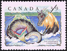 1990 - The Ogopogo - Canadian stamp - Stamps of Canada