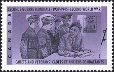 Cadets and Veterans 1991 - Canadian stamp