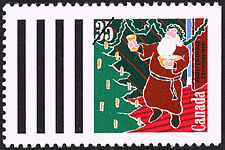 1991 - Father Christmas - Canadian stamp - Stamps of Canada