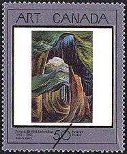 1991 - Forest, British Columbia, Emily Carr, 1931-1932 - Canadian stamp - Stamps of Canada
