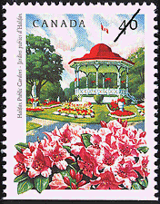 Halifax Public Gardens 1991 - Canadian stamp