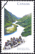 Jacques-Cartier River 1991 - Canadian stamp