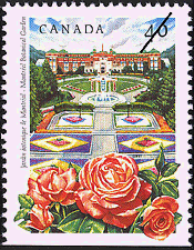 Montréal Botanical Garden 1991 - Canadian stamp