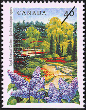Royal Botanical Gardens 1991 - Canadian stamp