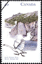 South Nahanni River 1991 - Canadian stamp