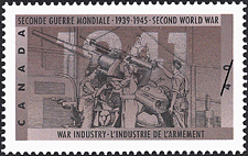 1991 - War Industry - Canadian stamp - Stamps of Canada