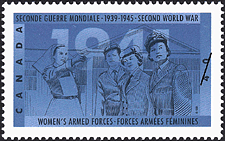 1991 - Women's Armed Forces - Canadian stamp - Stamps of Canada