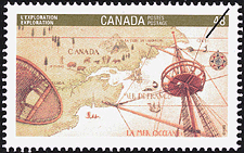 1992 - Exploration - Canadian stamp - Stamps of Canada